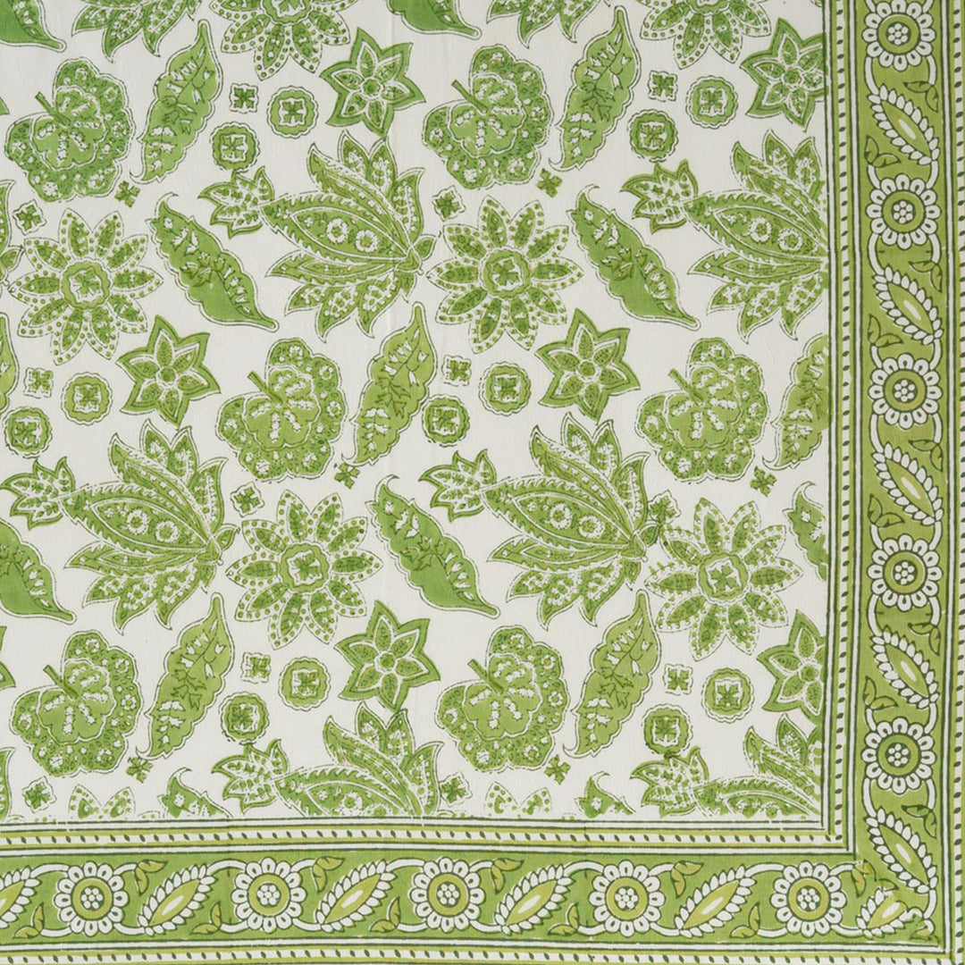ROBERTA JAL TABLECLOTH IN GREEN