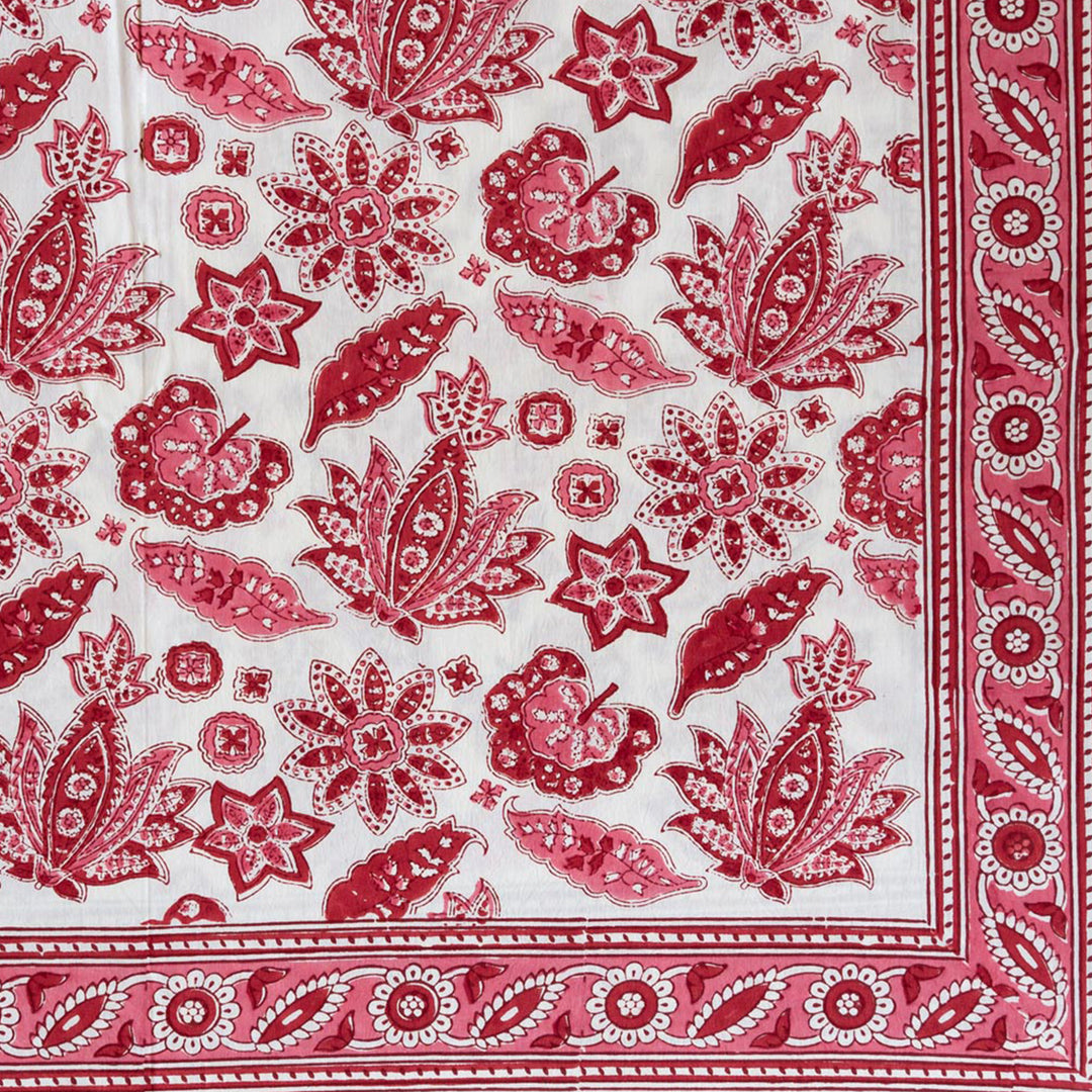 ROBERTA JAL TABLECLOTH IN RED