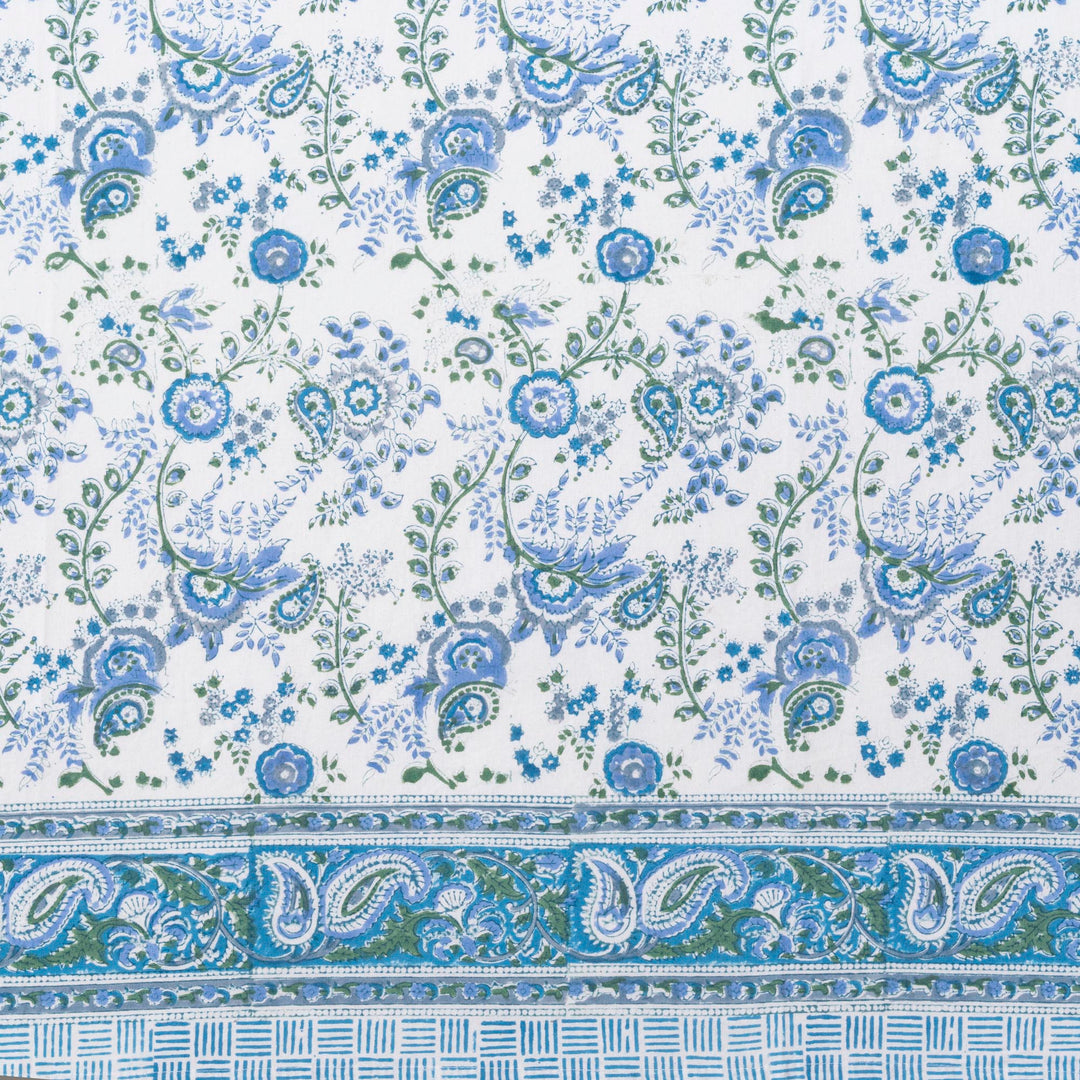 MEADOW TABLECLOTH IN BLUE - SALE 25% off