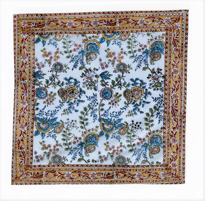 MEADOW NAPKIN IN TEAL (SET OF 4)