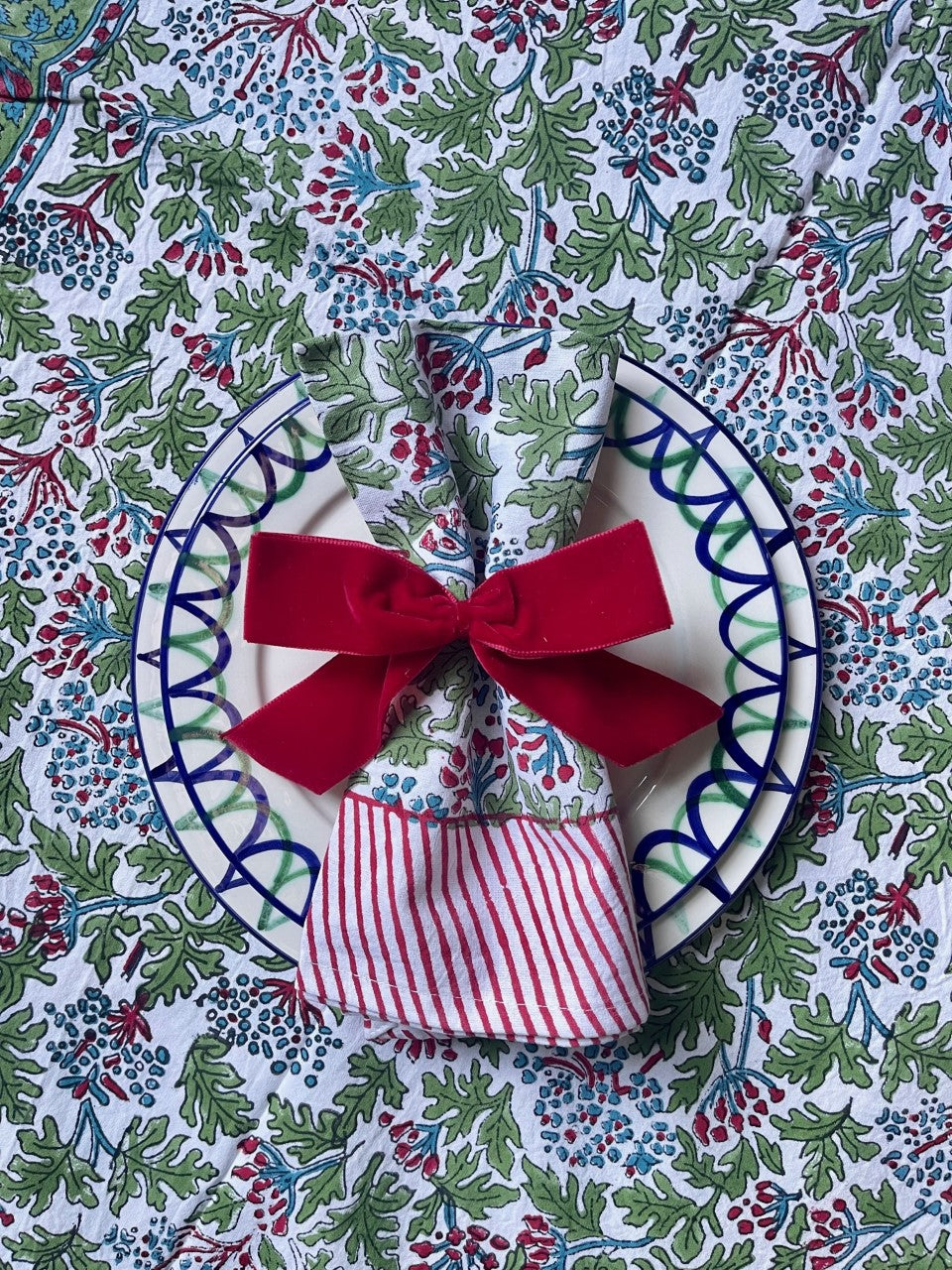 NAPKIN BOWS - RED (SET OF 4)