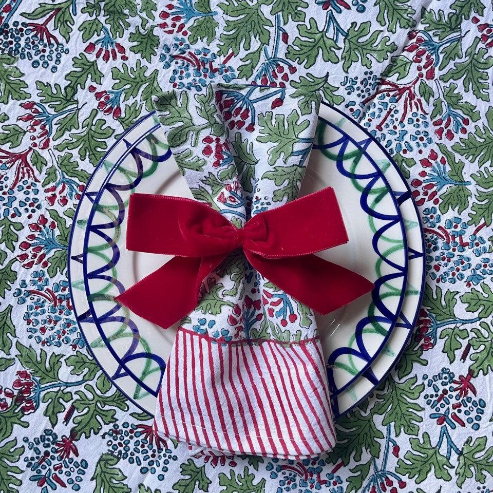 NAPKIN BOWS - RED (SET OF 4)