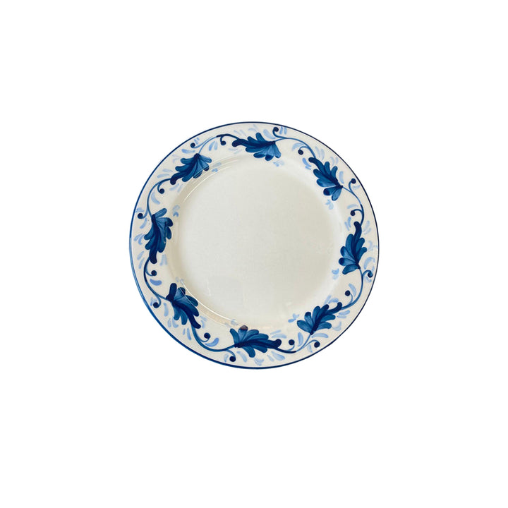 SIDE PLATE - INDIGO FLOWER - NEW