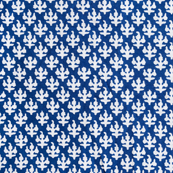 FERN FABRIC IN BLUE - Sale 60% off