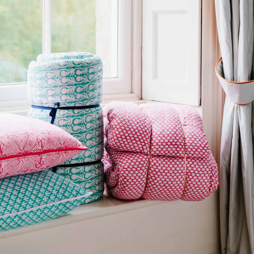 SALLY QUILT IN AQUA - Sale 25% off