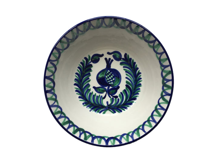 MEDIUM BOWL - POMEGRANATE AND FERN DESIGN