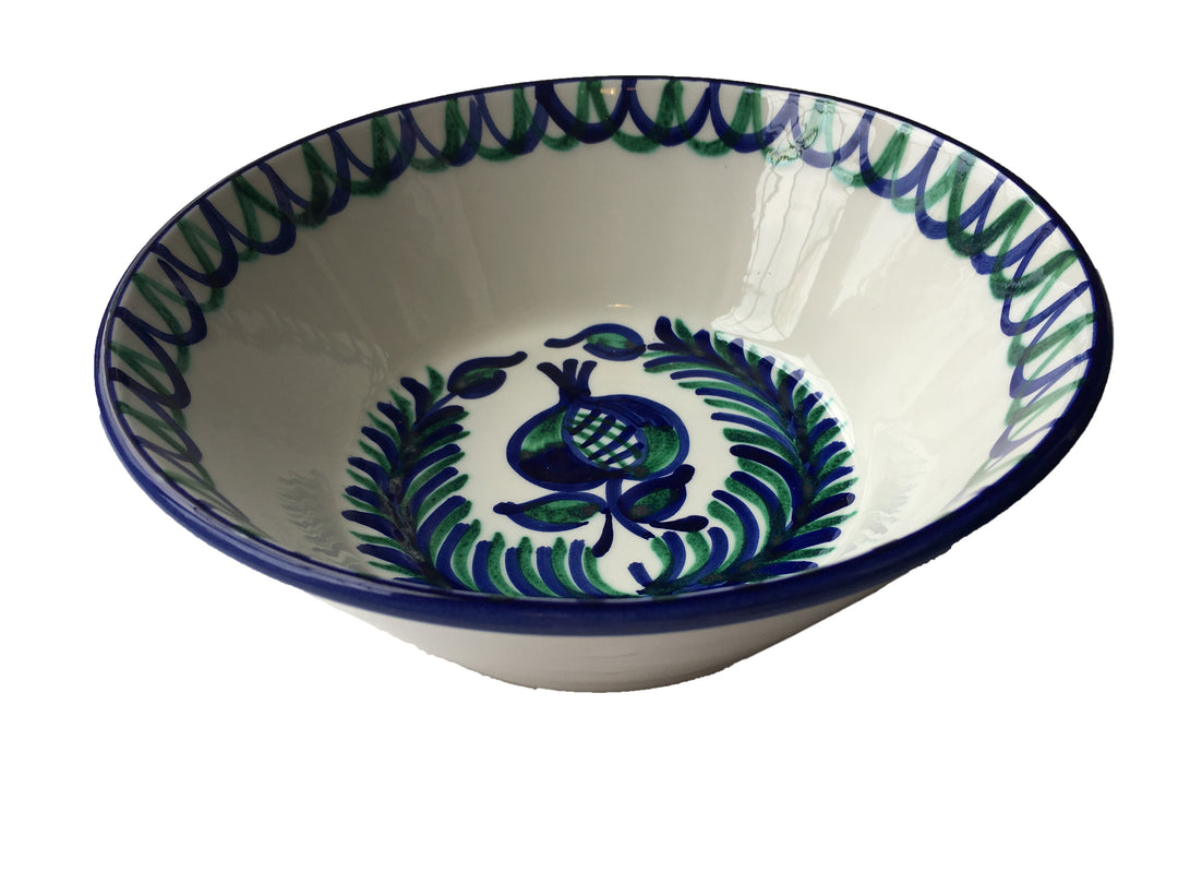 MEDIUM BOWL - POMEGRANATE AND FERN DESIGN