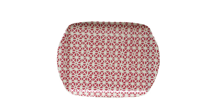 MELAMINE TRAY - SUNFLOWER PATTERN, PINK - Sale 25% off
