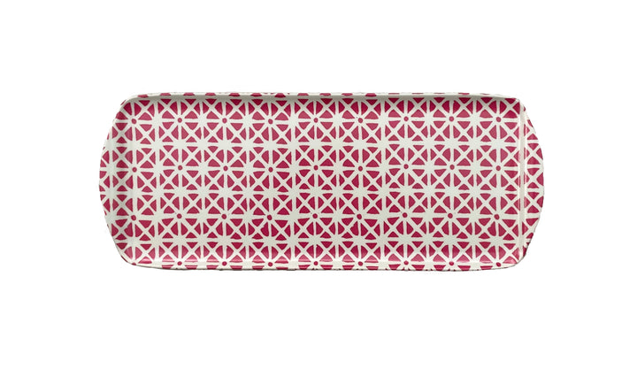 MELAMINE TRAY - SUNFLOWER PATTERN, PINK - Sale 25% off