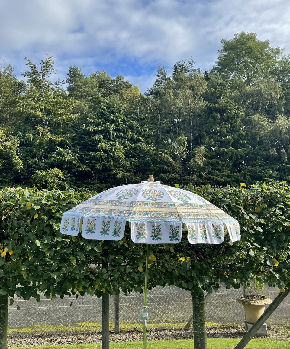 PARASOL - YELLOW and MINT